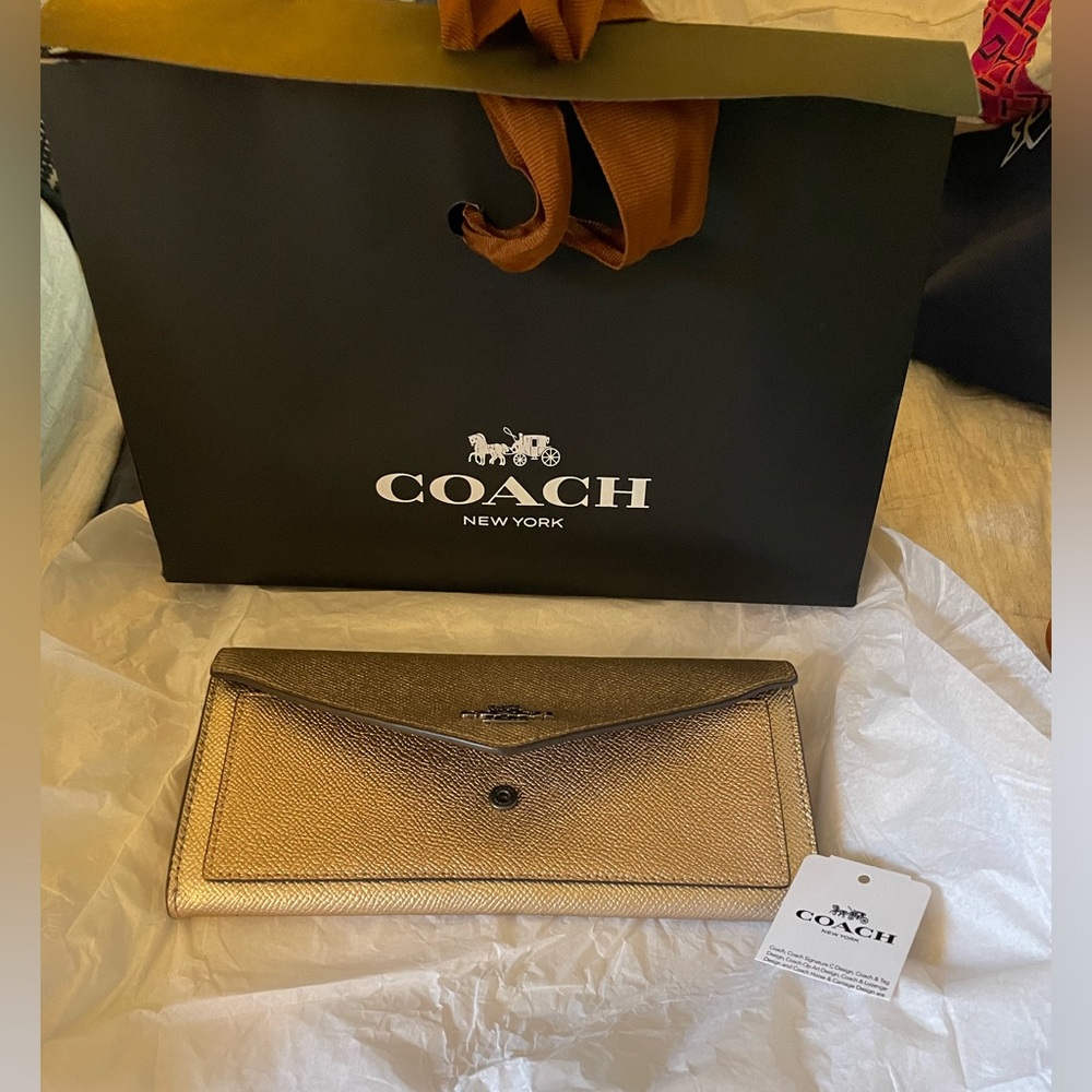 Metallic Coach Wallet - Picture 3 of 8